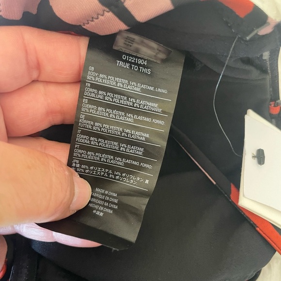 Volcom Black and Red Bikini Top - Picture 8 of 9